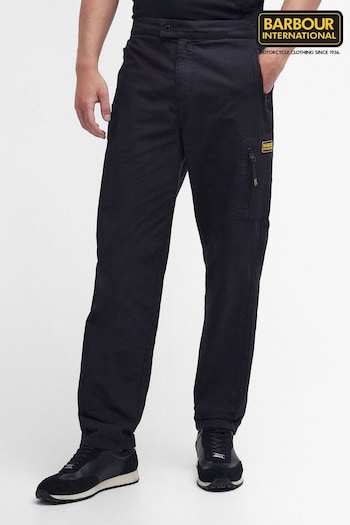 Barbour® International Bolt Cargo Black Trousers (526762) | £100