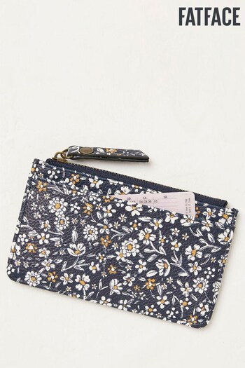 FatFace Blue Printed Cardholder (526849) | £25