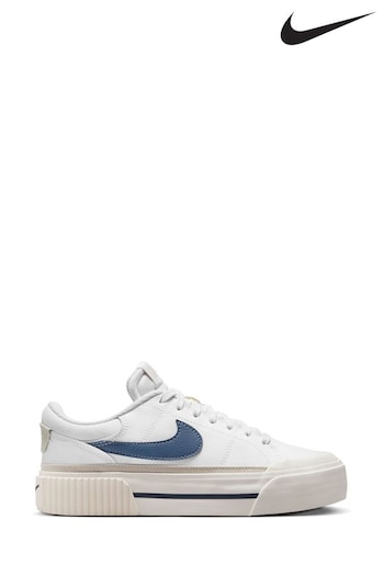 Nike White Court Legacy Lift Trainers (527175) | £75