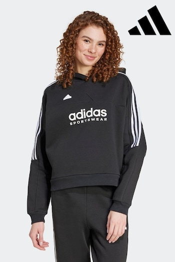 adidas Black Tiro Fleece Hoodie (527312) | £55