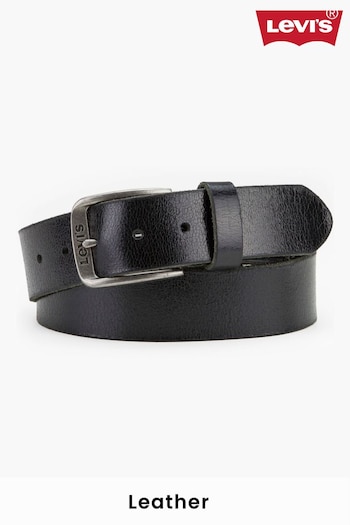 Levi's® Black Alturas Leather Belt (527364) | £38