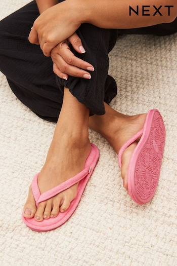 Bright Pink Flip Flop Slippers (527563) | £10