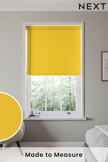 Sunflower Yellow Glow Made to Measure Blackout Roller Blind (527593) | £55