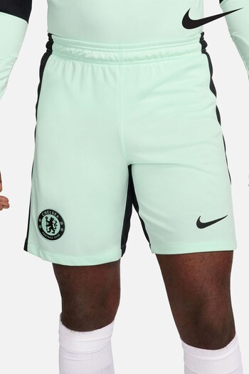 Nike Green Chelsea FC Stadium 23/24 Third Football Shorts (527637) | £40