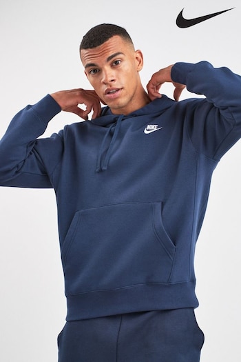 Nike Navy Club Pullover Hoodie (527700) | £60