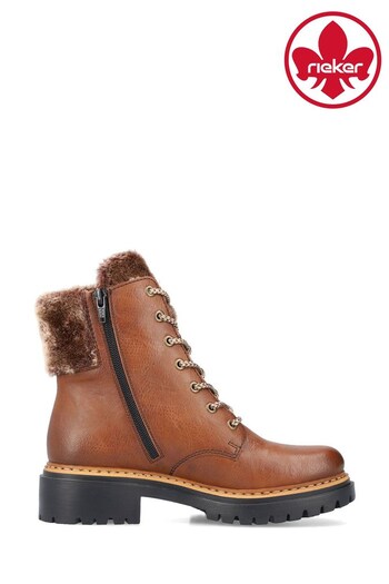 Rieker Womens Zipper Brown Boots (527927) | £80