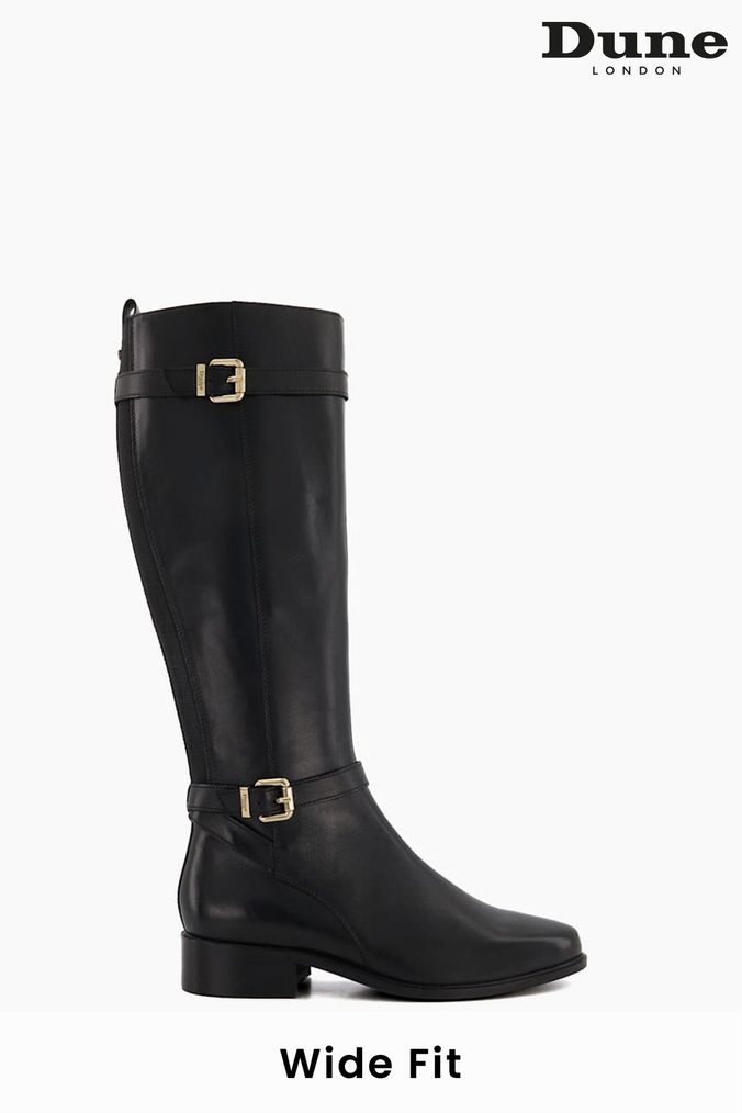 Flat wide on sale fit boots