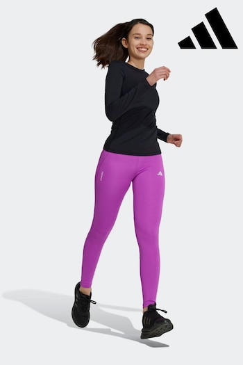 adidas Junior Techfit Legging Pink Tights (528068) | £25