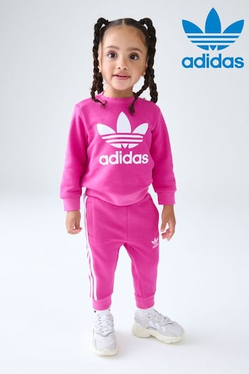 adidas adv Originals Pink Crew Set (528105) | £35