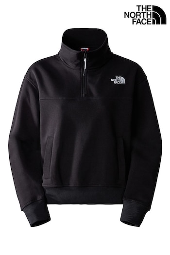 Trending: Top & Short Sets Black Essentials 1/4 Zip Sweater (528225) | £75