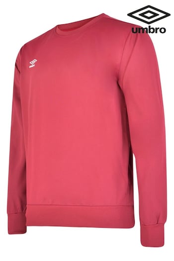 Umbro Red Club Essential Poly Sweatshirt (528246) | £25