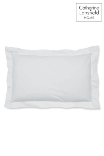 Catherine Lansfield Set of 2 White Percale Pillowcases (529526) | £12
