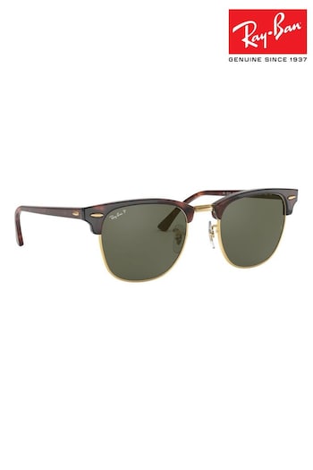 Ray-Ban Polarised Clubmaster Sunglasses Armani (529704) | £184