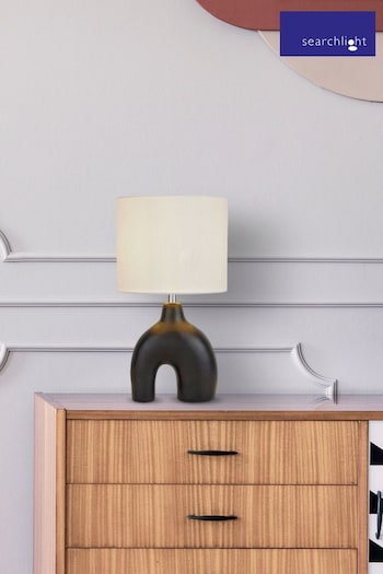 Searchlight White Poppy Urn Table Lamp (529722) | £30