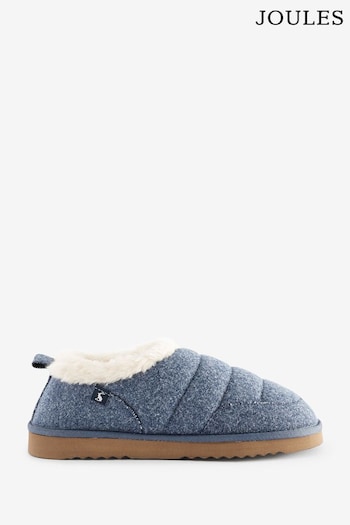 Joules Women's Lazydays Navy Faux Fur Lined Slippers (529823) | £26