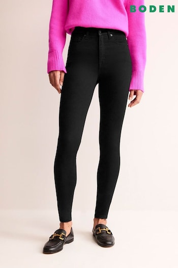 Boden Black High Rise Skinny Jeans bourgeois (530298) | £75