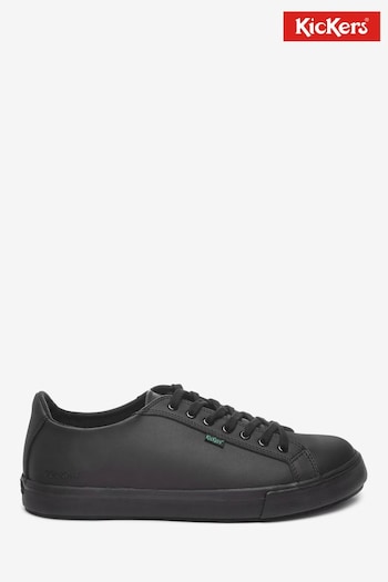 Kickers® Black Tovni Lacer Leather Shoes Mid (530736) | £60