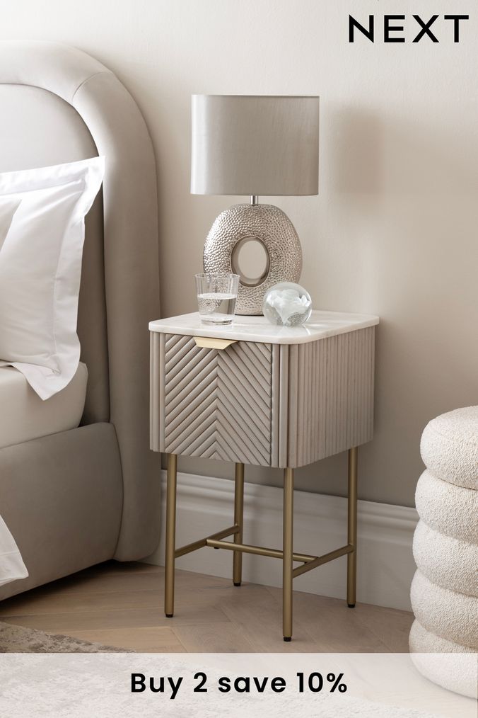 Next oak cheap bedside tables