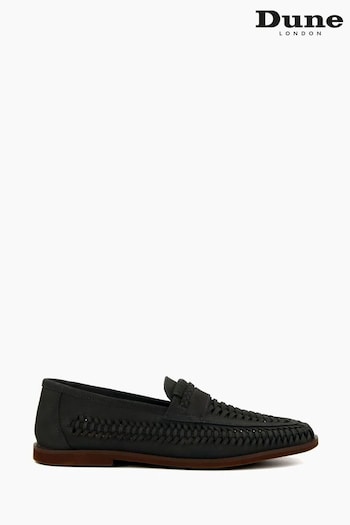 Dune London Blue Brickles Woven Moccasin (531139) | £80