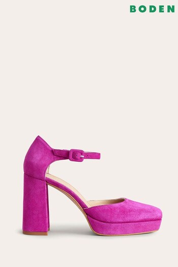 Boden Purple Closed Toe Heeled Platform Shoes (531151) | £130