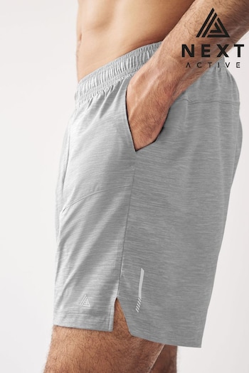 Grey 7 Inch Active Gym Sports Shorts (531491) | £20