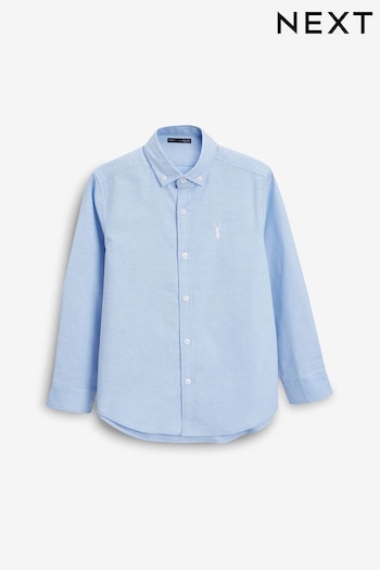 Blue Long Sleeve Oxford Shirt (3-16yrs) (531644) | £12 - £17