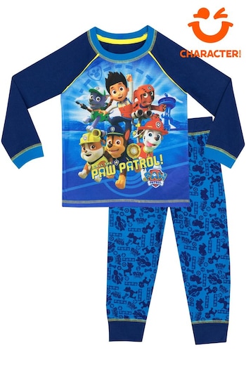 Character Blue Chase Paw Patrol Printed Long Sleeve Pyjamas (531939) | £16