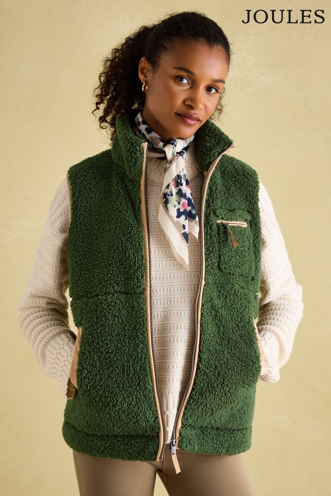 Fleece lined gilet womens online