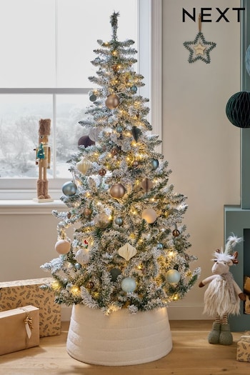 White Snowy Lit 6ft Christmas Tree (531974) | £130