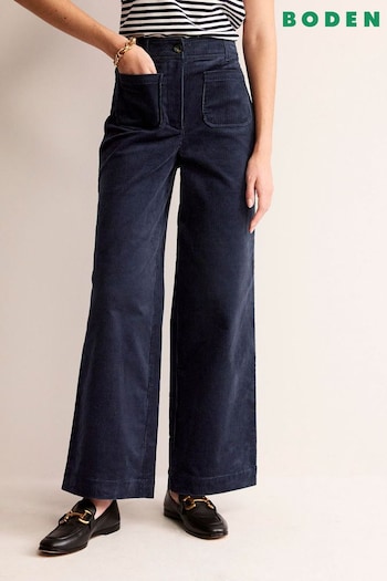 Boden Blue Westbourne Corduroy Trousers (531980) | £95