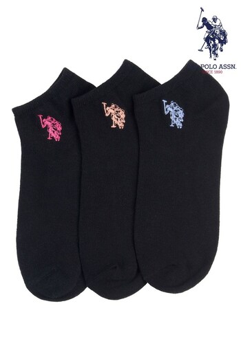 U.S. Polo fit Assn. Womens Sport Socks 3 Pack (532016) | £13