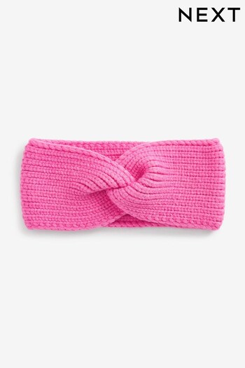 Bright Pink Knitted Headband (532077) | £6
