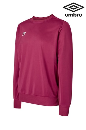 Umbro Pink Junior Club Essential Poly Sweatshirt (532263) | £22