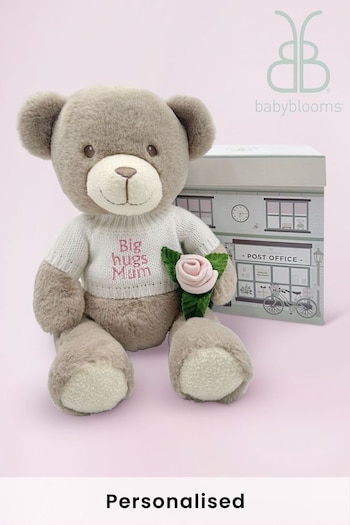 Babyblooms Mum To Be Big Hugs Charlie Bear Soft Toy And Baby Rosebud Socks (532294) | £37