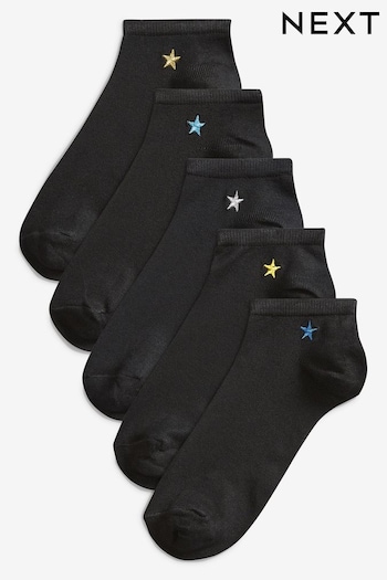 Star Motif Trainer Socks Five Pack (532492) | £10