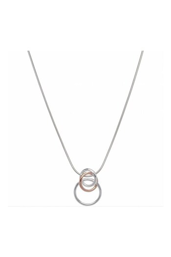 Unique & Co Ladies Collection Silver Tone Necklace (532578) | £49