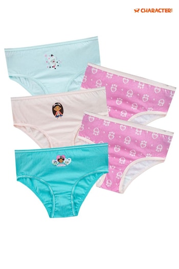 Character Grey Kids Gabby's Dollhouse Multipack Underwear 5 Packs (532722) | £13