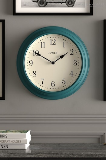 Jones Clocks Blue A Classic Wall Clock (532844) | £45
