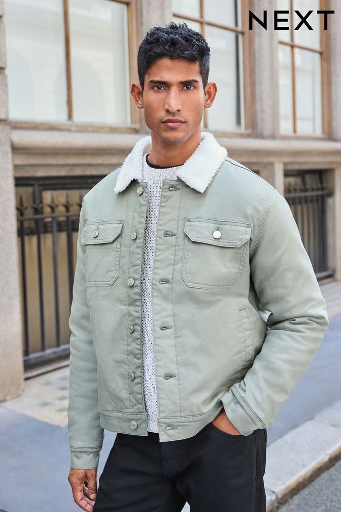 Men's tall denim jacket on sale