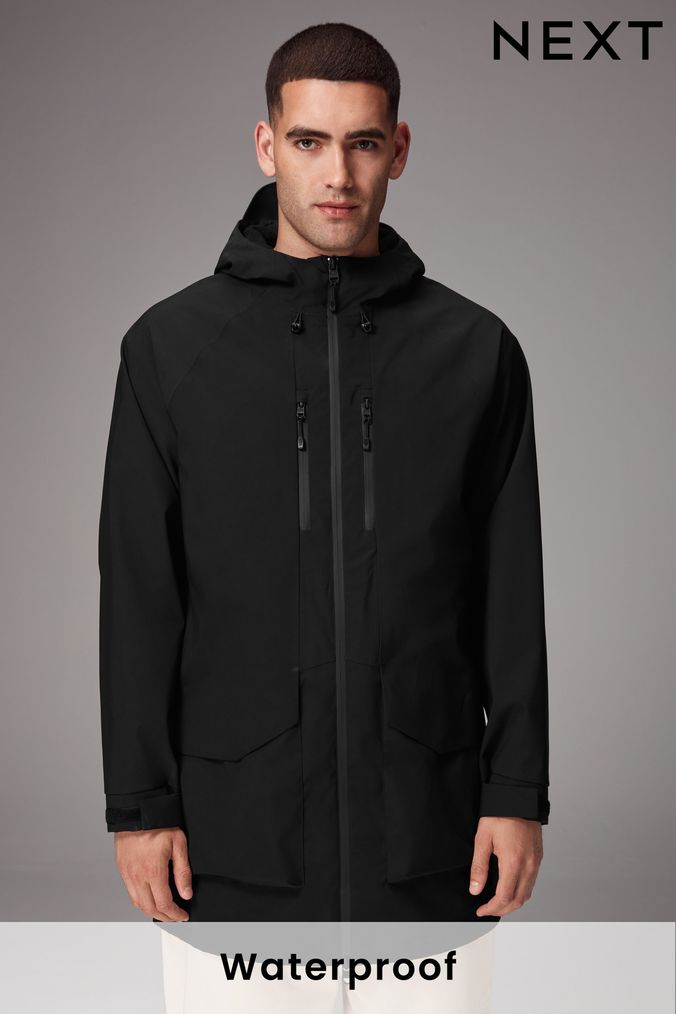 Mens Long Raincoats Waterproof Jackets Next UK