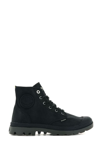 Palladium Pampa Wax Black Boots (533240) | £85