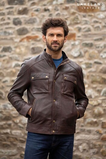 Lakeland Leather Bowston Leather Brown Jacket (533475) | £279