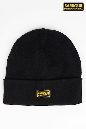 Barbour® International Sensor Legacy Black Beanie (533861) | £25