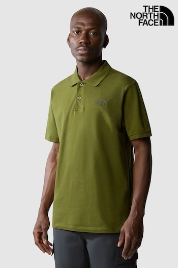 EA7 EMPORIO ARMANI Eau KURTKA PUCHOWA Green Pique Polo Shirt (534209) | £40