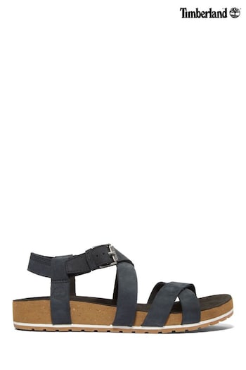 Timberland Malibu Waves Ankle Strap Black Sandals (534508) | £75