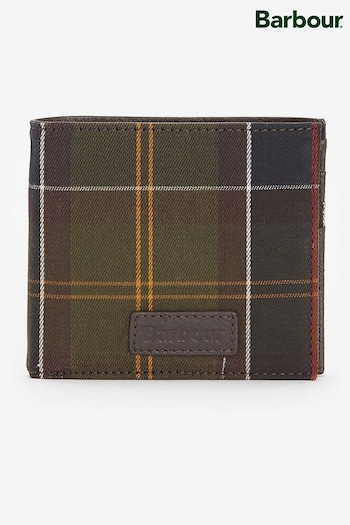 Barbour® Brown Tartan BiFold Wallet (534721) | £48