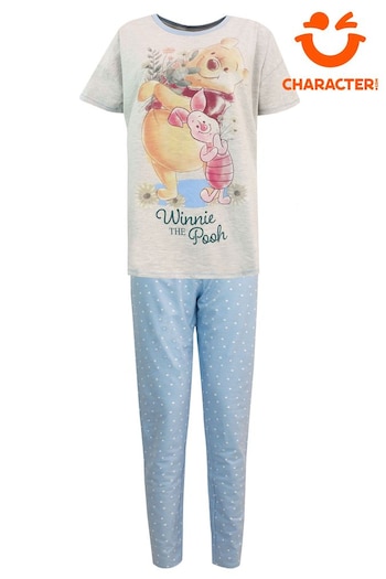 Character Blue Ladies Winnie the Pooh Pyjamas (534740) | £17