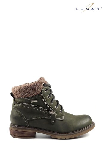 Lunar Olive Green Benson III Waterproof Boots (534920) | £60