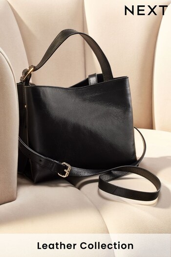 Black Premium Buckle Handheld Bag (535722) | £80