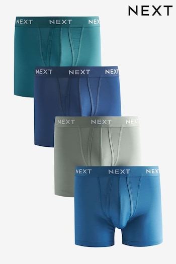 Blue Motionflex A-Fronts Boxers 4 Pack (535733) | £26